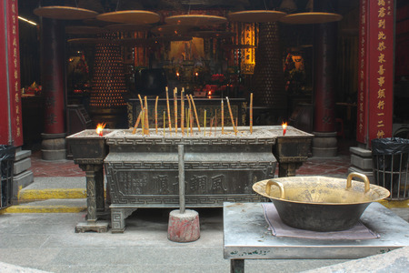 View of A-Ma temple in Macao on april 2014のeditorial素材
