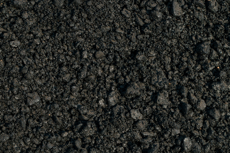 Texture of black rubbleの写真素材