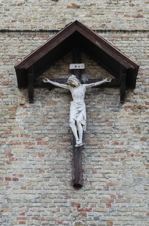 Christ on the crucifixの写真素材