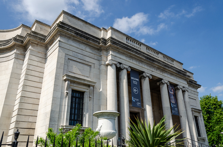 Port Sunlight, UK: June 6, 2018: A model village built to house workers of the adjacent Lever Bros soap factory. The Lady Lever Art Gallery contains precious art works collected by Lord Lerverhulme.のeditorial素材