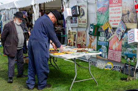 Llandudno, UK - May 6, 2019: The Llandudno Transport Festival 2019 saw a large turnout of visitors whe enjoyed the vaerious displays. Llantransfest is held alongside the annual Victorian Extravaganza.のeditorial素材