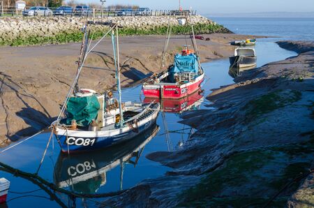Greenfield, Flintshire, UK: Feb 6, 2020: During July to December, Greenfield Dock is where local...