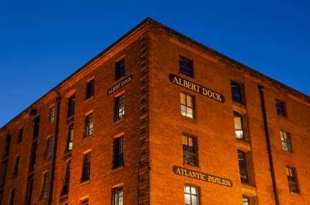 Liverpool, UK : Mar 16, 2019: The Royal Albert Dock is located on Liverpool's UNESCO World Heritage...
