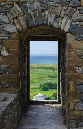 Harlech, North Wales, UK: Jun 3, 2017: Harlech Castle was built by King Edward I during his invasion of Wales between 1282 and 1289. It is classed as a World Heritage Site by UNESCO.のeditorial素材