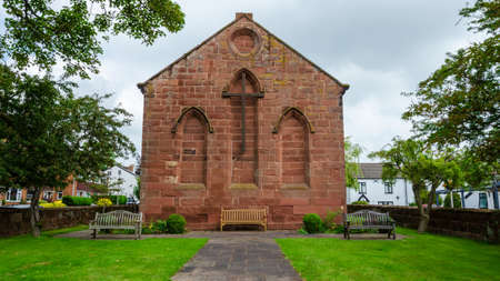Parkgate, Wirral, UK: Jun 17, 2020: St. Thomas' Church, is a church of ease in the parish of Neston. The church is locally known as the "Fisherman's Church".のeditorial素材