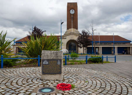 Seacombe, UK: Jun 23, 2020: A general view of the ferry terminal from which the ferry across the Mersey departs and arrives.のeditorial素材
