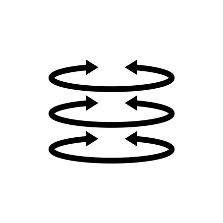 Simple Air Fryer Technology Badge Logo Design. Symbol Line vectorのイラスト素材