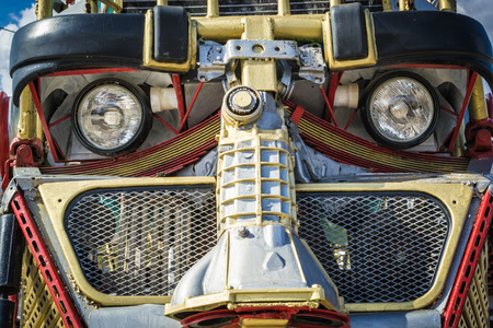 Scrap metal made into the shape of a human head and eyesのeditorial素材