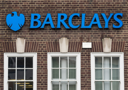 23rd August 2015 - Witham - Barclays Bank on the High Street in Witham provides customers with BLAH BLAH BLAHのeditorial素材