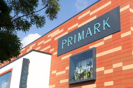 01/09 - Primark provides many shoppers in Chelmsford with the chance to buy affordable yet fashionable clothing in the Summer of 2015 in Chelmsford Englandのeditorial素材