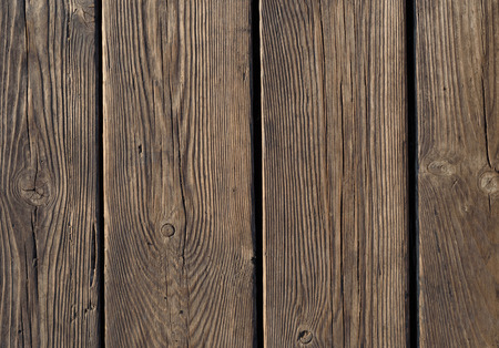 Worn and well-aged wooden plants joined together with copyspace area for carpentry and furniture based ideas and conceptsの写真素材