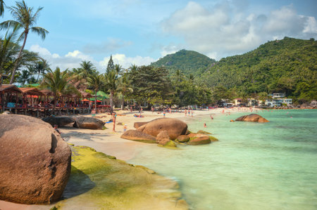 Thailand - Koh Samui. (Silver Beach)の写真素材