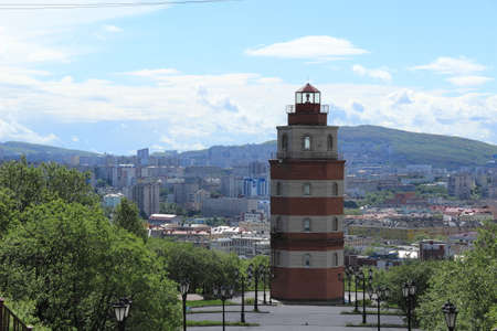 Murmansk memorial beaconの写真素材