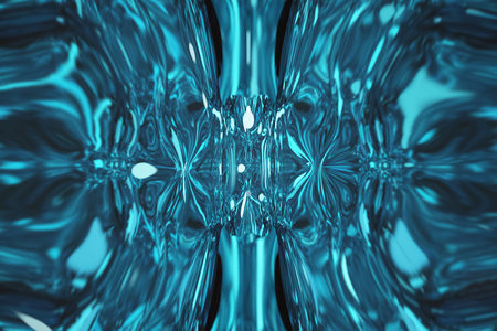 Fantastic blue shining space. Abstract blue background.の写真素材