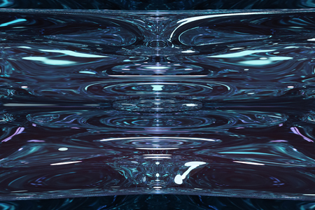 Fantastic blue shining space. Abstract blue background.の写真素材