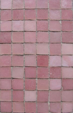 small pink mosaic tiles の写真素材