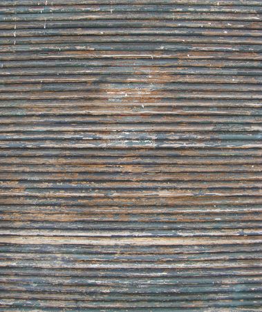 worn dirty wood window roller shutterの写真素材