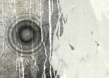 3d grunge old poster speaker sound system deejay DJの写真素材