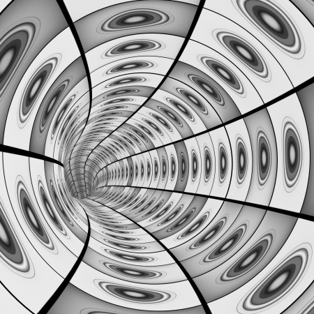 3d sound-system vortex tunnel の写真素材