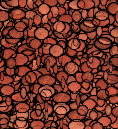 pink red cabstract backdrop circle ellips shapeの写真素材