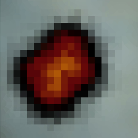 explosion detail over a blue gray backgroundのイラスト素材