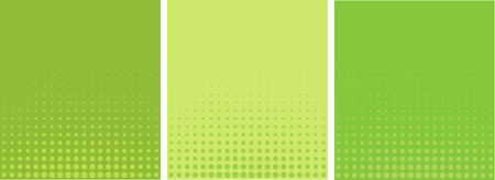 graphical green yellow gradient in halftone styleのイラスト素材