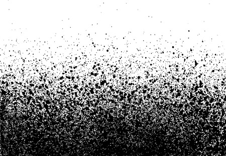 spray paint banner detail in black over whiteのイラスト素材