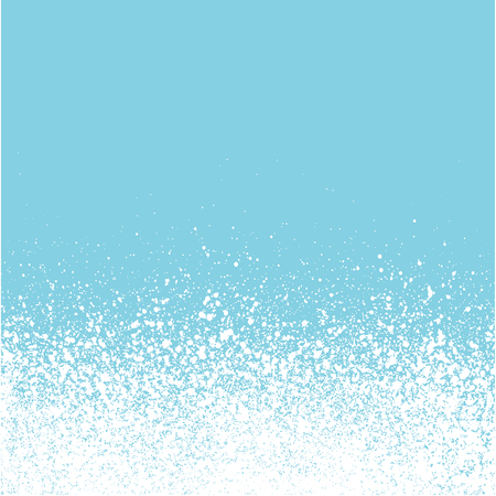 graffiti sprayed winter floating snow with blue backgroundのイラスト素材