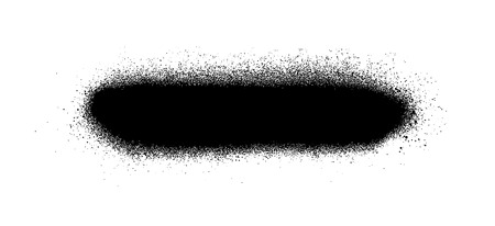 graffiti sprayed line design element in black on whiteのイラスト素材