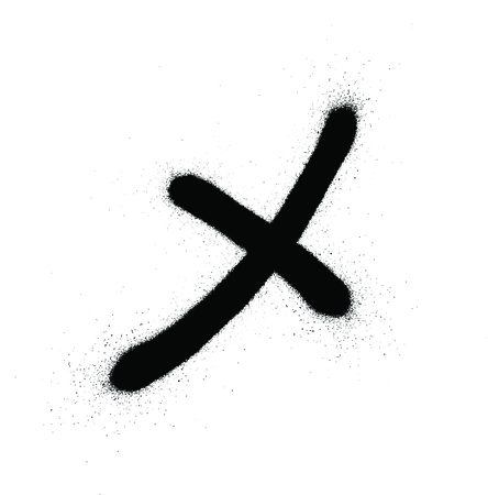 graffiti japanese ME character sprayed in black over whiteのイラスト素材
