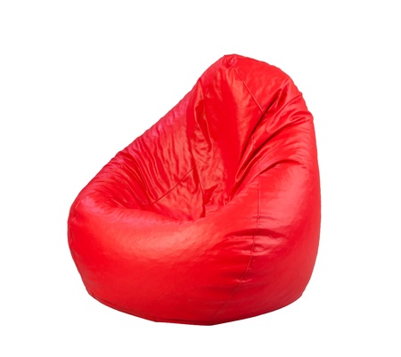 Nice and soft beanbag for your living room の写真素材