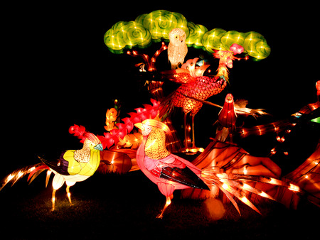 Lights and lanterns festival in Singaporeのeditorial素材