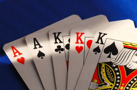 Poker cards concepts of gambling or taking a riskのeditorial素材
