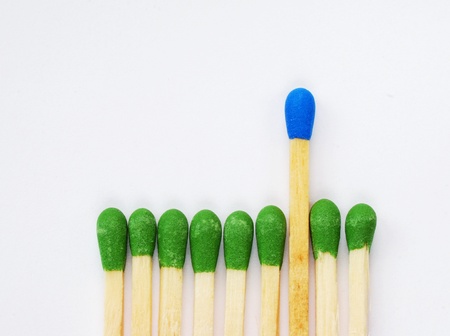 A standout match from others concept of leadership