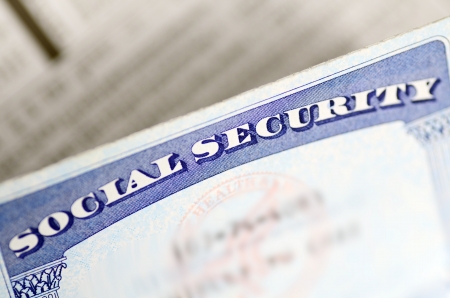 Social Security and retirement income concept of financial planning and its futureの写真素材
