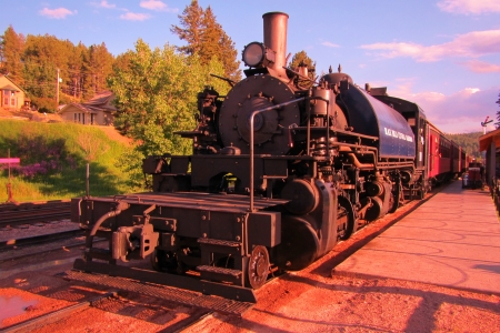 Old steam locomotive 