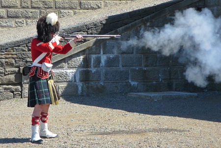 Historic reenactment at Halifax Citadel Hill Fort