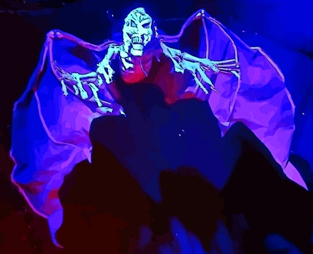 Bat creature graphic