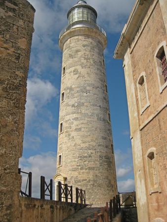Fort Morro lighthouse Havana Cubaのeditorial素材