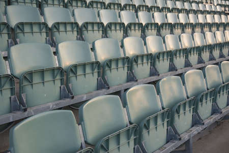 Row of empty seatsの写真素材