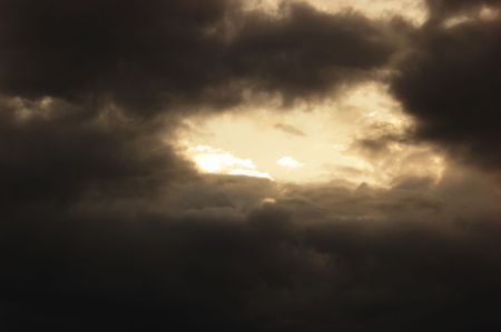 Dark majectic stormy clouds.の写真素材