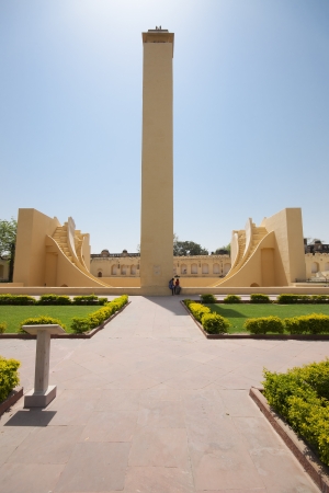 Astronomical observatory Jantar Mantar in Jaipur, Rajasthan, India の写真素材