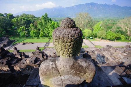Borobudur, 9th-century Buddhist Temple in Magelang, Central Java