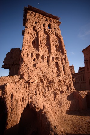 Kasbah Ait Ben Haddou, Morocco, Africa. UNESCO World Heritage Site.のeditorial素材