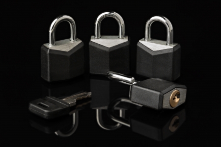 Lock and keyの写真素材