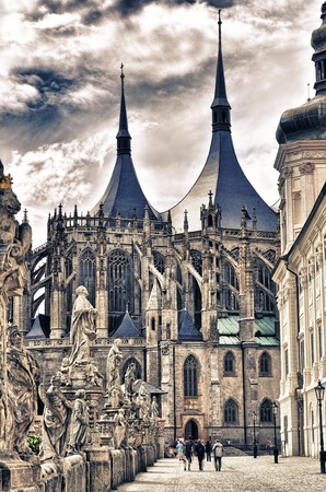 Cathedral of St. Barbaraの写真素材