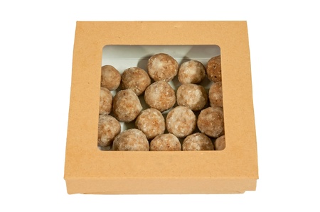 Detail of traditional Christmas pastry, horizontal shot.の写真素材