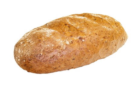 Bread isolated on white backgroundの写真素材