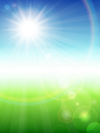  illustration of a beautiful summer backgroundのイラスト素材