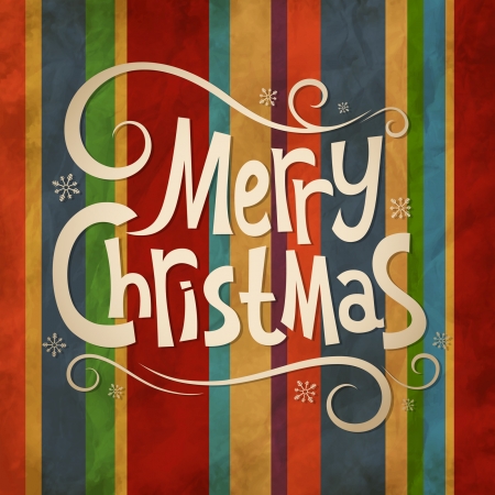 Vector illustration for Christmas vintageのイラスト素材